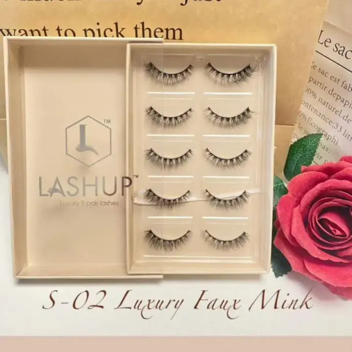 LASHUP LUXURY 5 PAIR LASHES