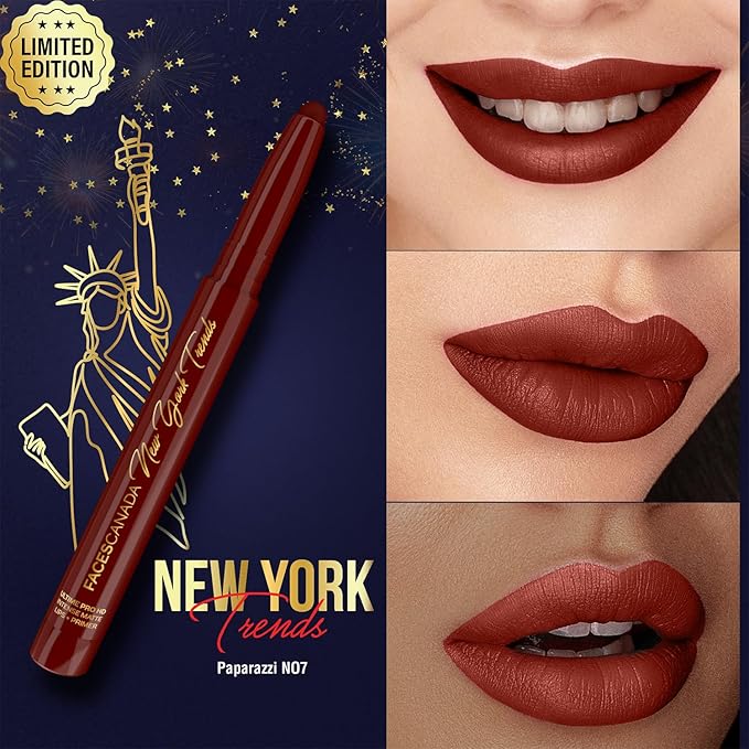 FACES CANADA Ultime Pro HD Intense Matte Lipstick + Primer