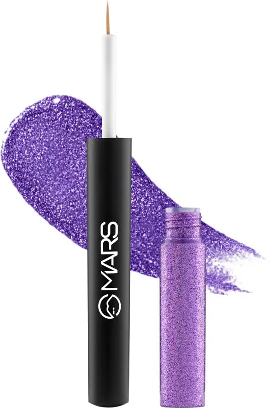MARS Twinkle Wink Glitter Eyeliner| Long-Lasting Sparkle Liquid Liner 1.6ml