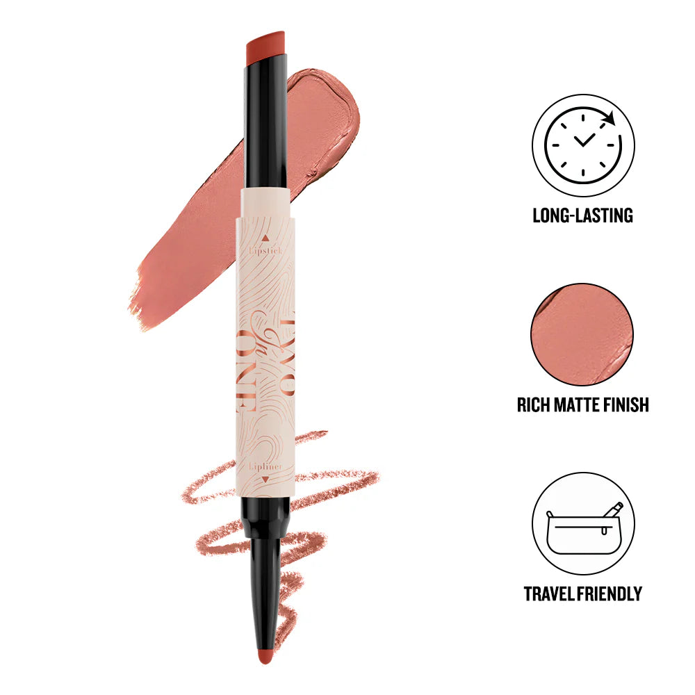 Character Cosmetic Two In One - Lipstick & Lipliner 1.6g