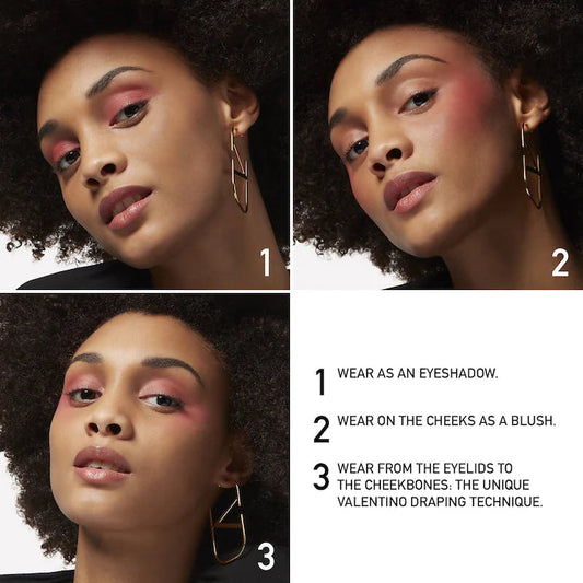 VALENTINO Eye2 Cheek Dual Use Blush & Eye Shadow 05 Rosso Valentino 3.6g