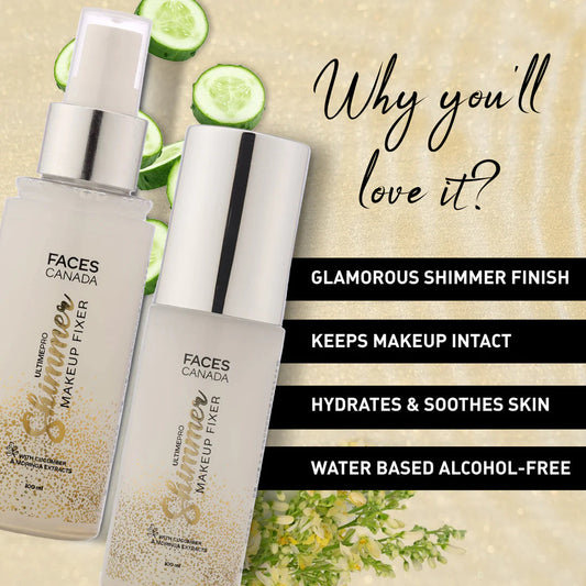 Faces Canada Ultime Pro Shimmer Makeup Fixer Spray 100ml