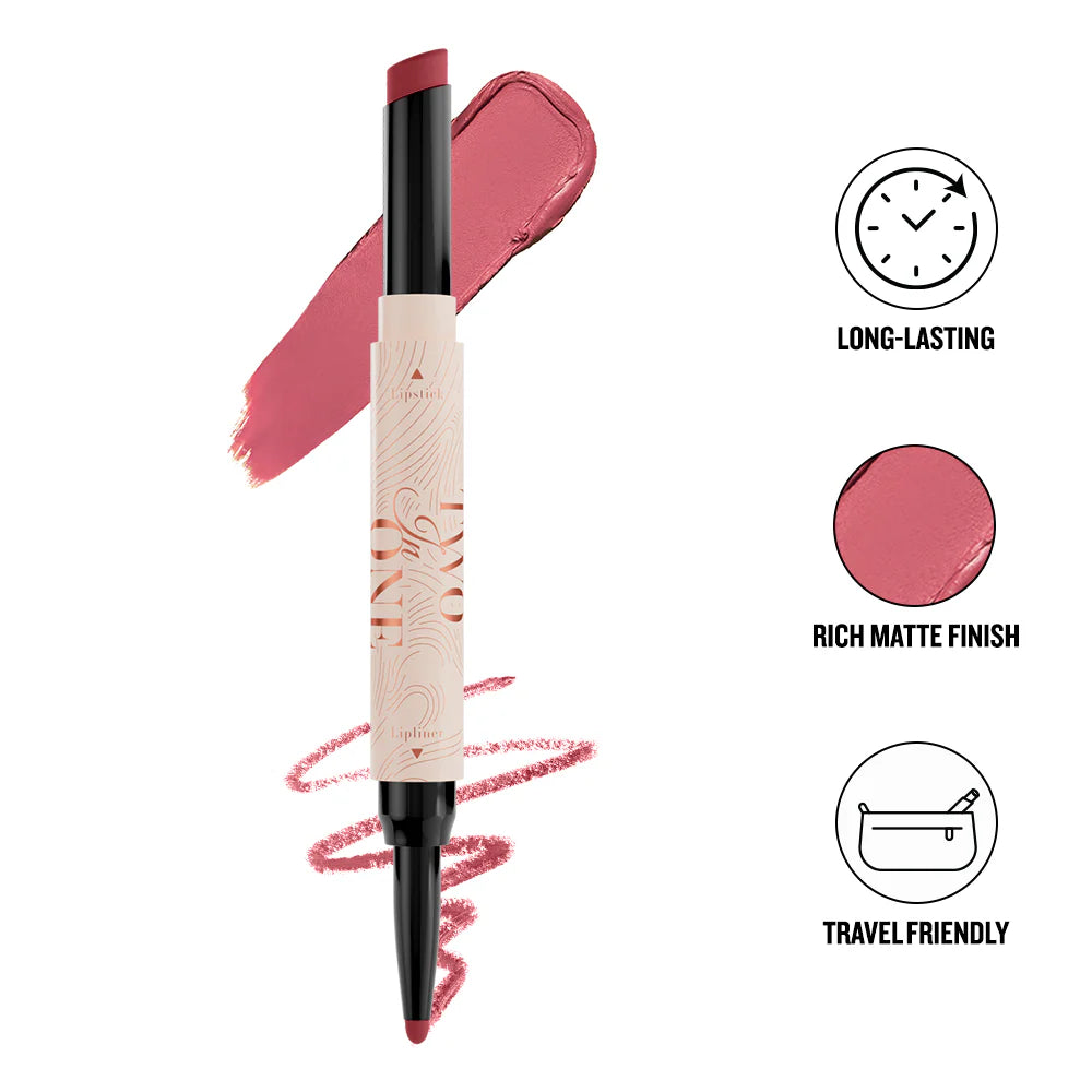 Character Cosmetic Two In One - Lipstick & Lipliner 1.6g