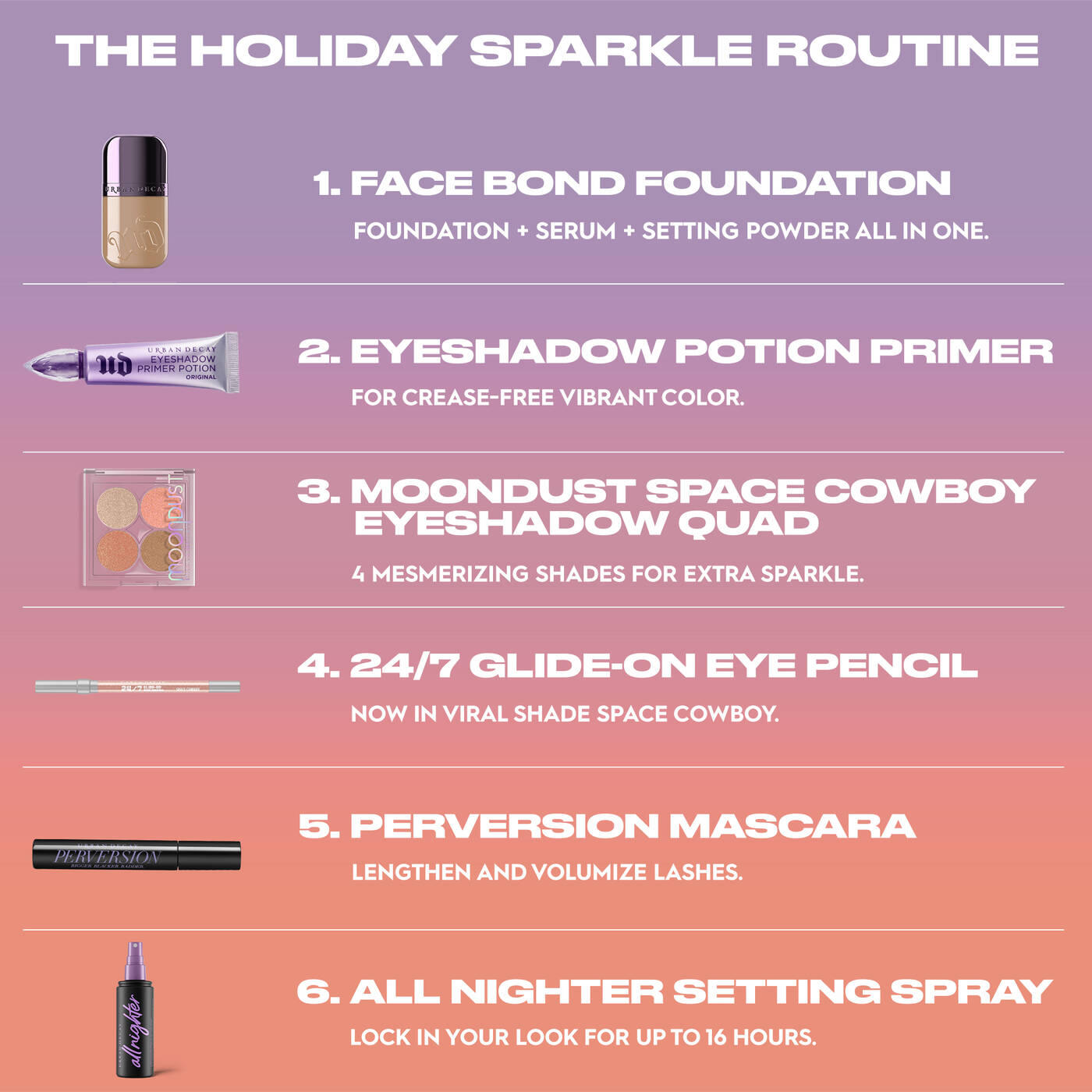 Urban Decay Moondust Space Cowboy Eyeshadow Quad (LIMITED EDITION)