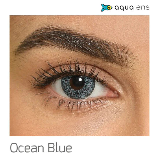 Aqua color Slip On Fashion On 10 lens Pack