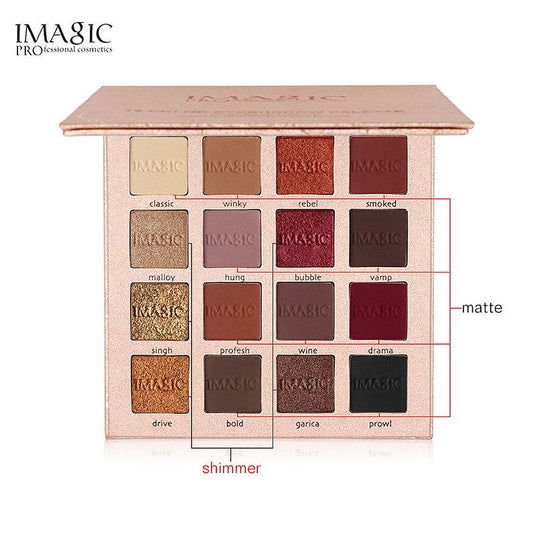IMAGIC PROfessional 16 Color Eyeshadow Palette