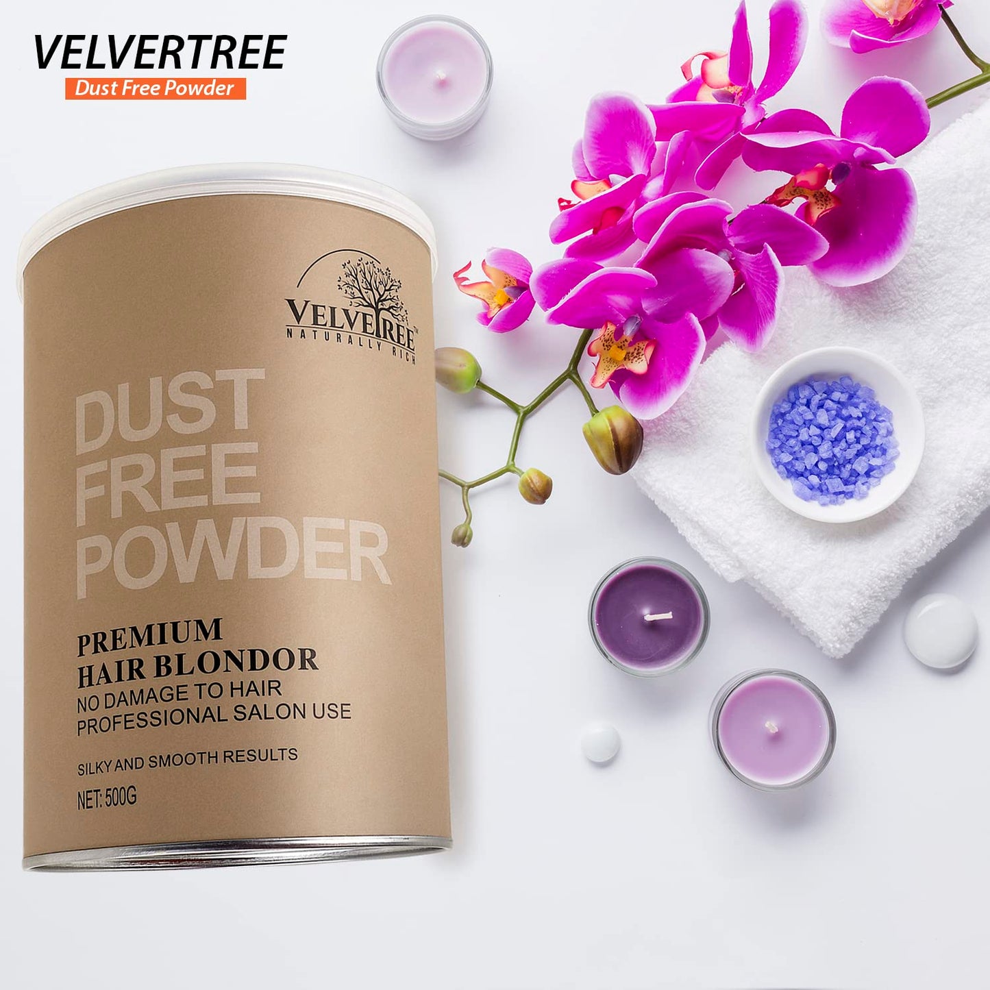 Velvetree Dust Free Powder Premium Hair Blondor 500g