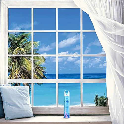 Godrej aer Spray | Room Freshener for Home & Office Cool Surf Blue 220ml