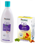 Himalaya Baby Massage Oil 100ml + Gentle Baby Soap 50g