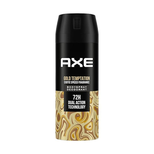 Axe Gold Temptation Long Lasting Deodorant Bodyspray For Men 150ml