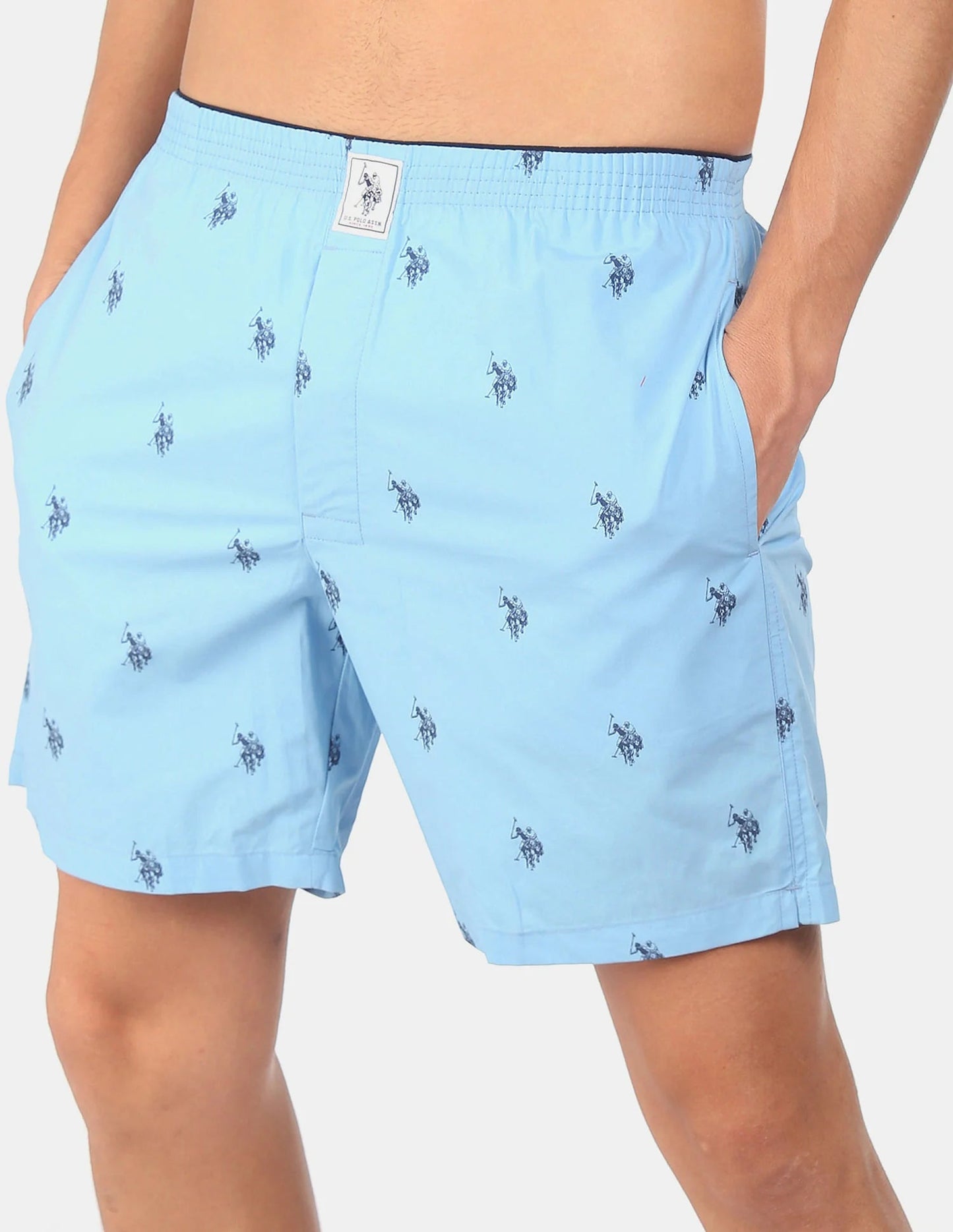 U.S. POLO ASSN. Signature Logo Pure Cotton I021 Boxers - Pack Of 1