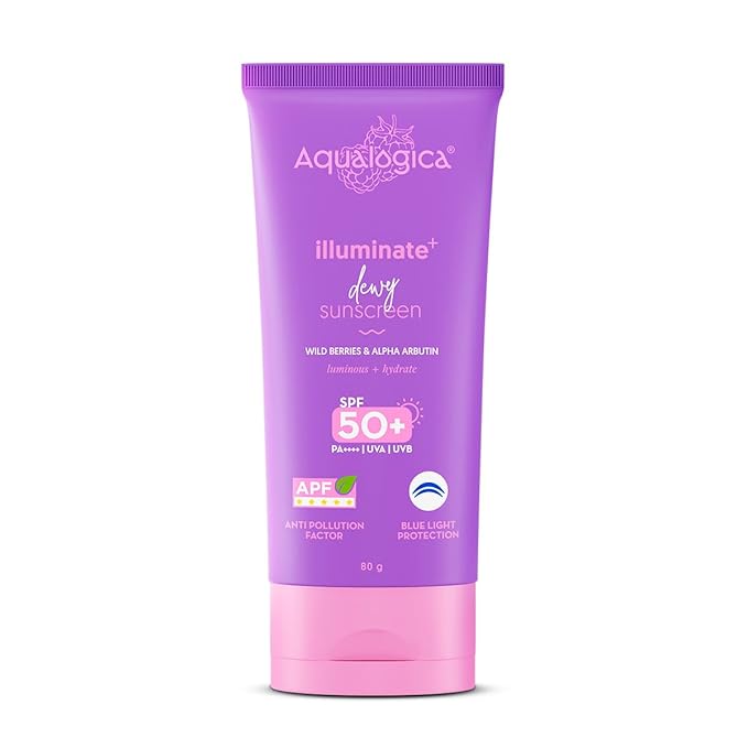Aqualogica Illuminate+ Dewy Sunscreen SPF 50+ PA++++ 80g