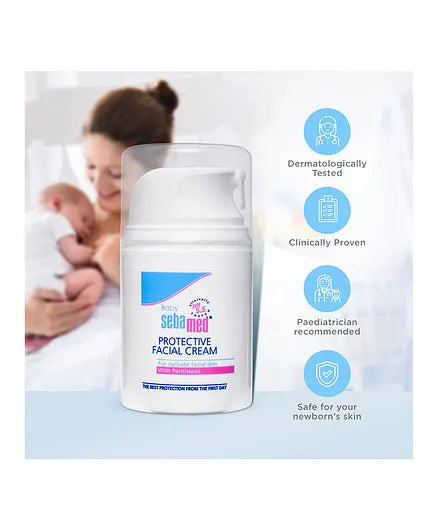 Sebamed Baby Protective Facial Cream With Panthenol 50ml