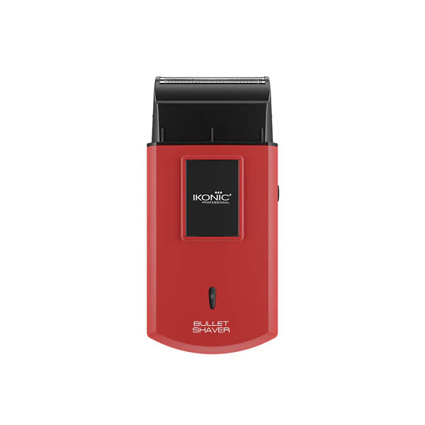 Ikonic Professional Bullet Shaver Travel Shaver Cordless ( Red )