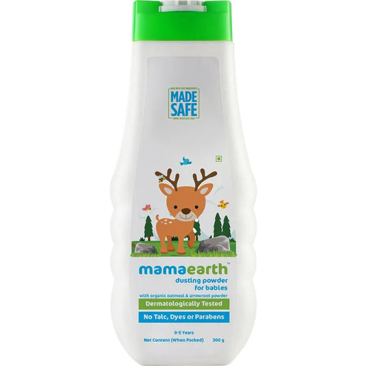 Mamaearth Baby Powder With Organic Oatmeat & Arrowroot Powder 300gm