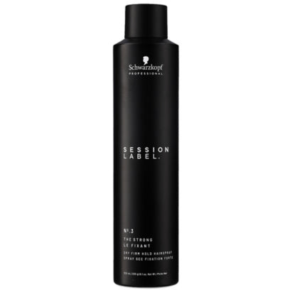Schwarzkopf Session Label No 3 The Strong Le Fixant Dry Firm Hold Hair Spray 300ml