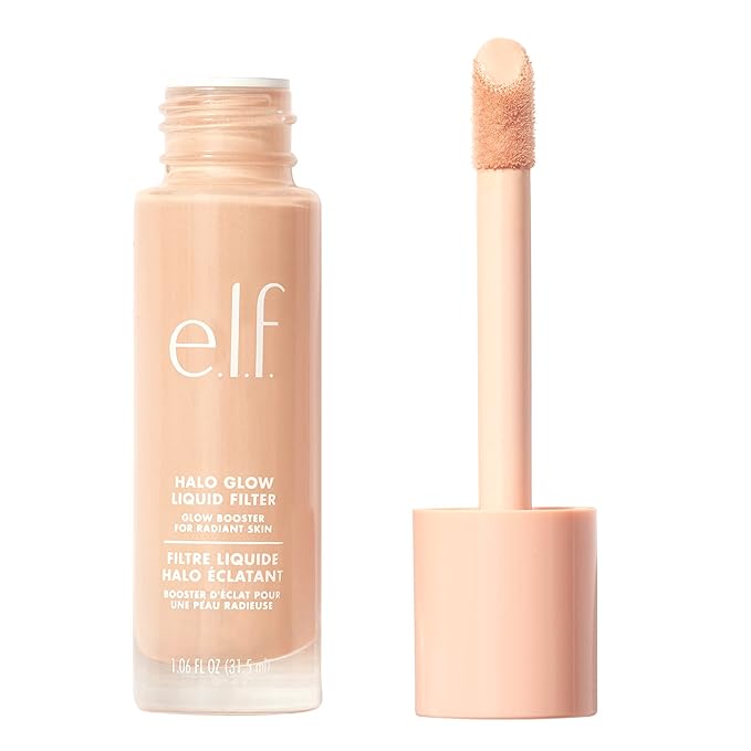 e.l.f. Halo Glow Liquid Filter, Complexion Booster For A Glowing, Soft-Focus Look, Infused With Hyaluronic Acid 31.5ml