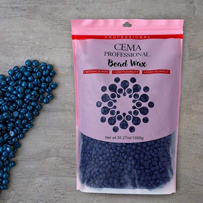 CEMA PROFESSIONAL BEADS WAX (DARK BLUE) 1000g