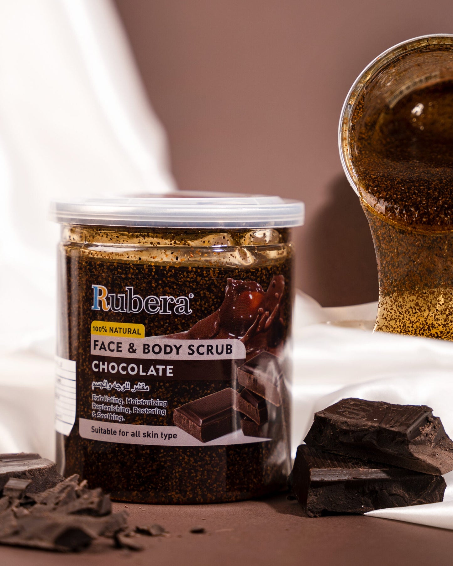 Rubera Chocolate Face and Body Scrub 500ml