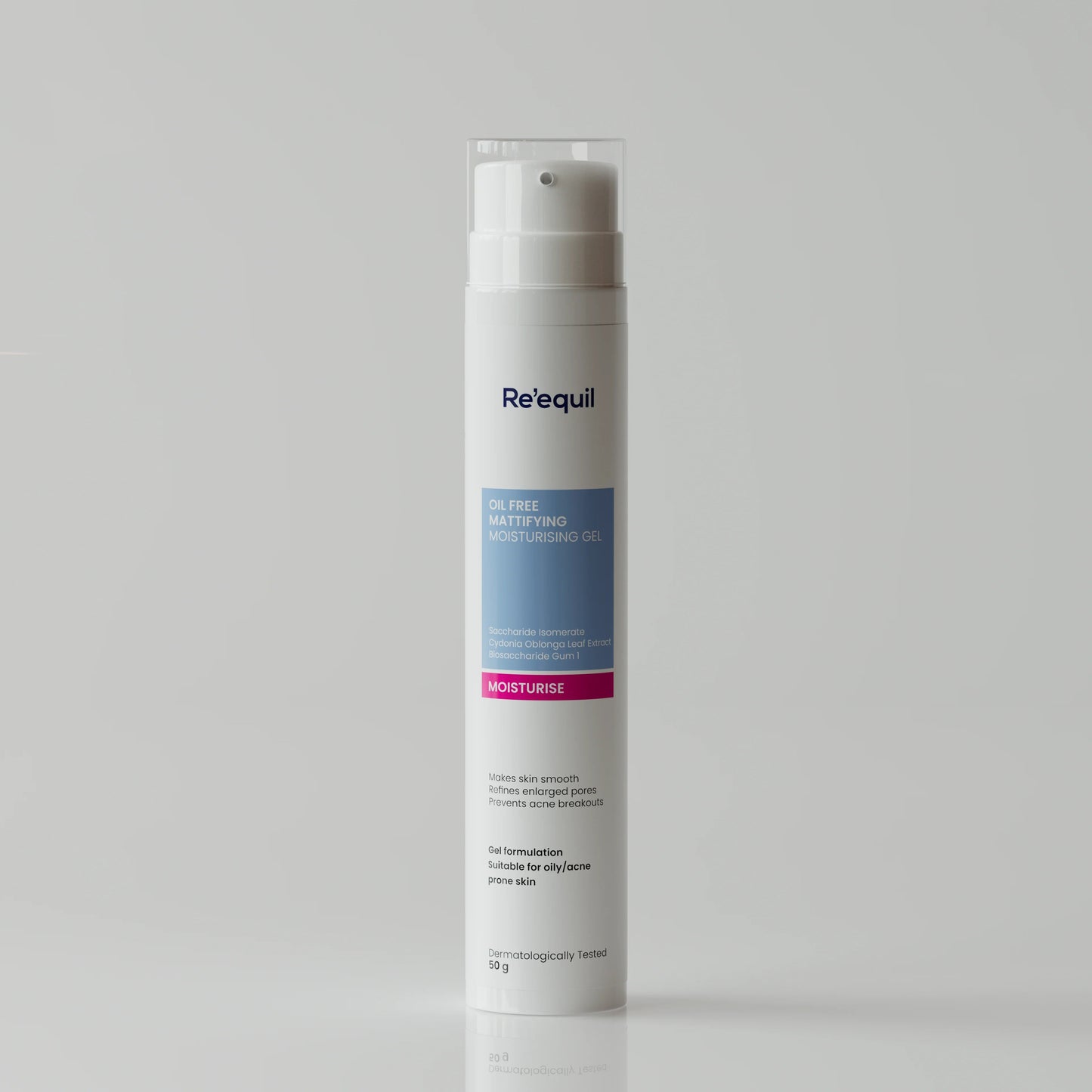 Re'equil Oil Free Mattifying Moisturising Gel 50g