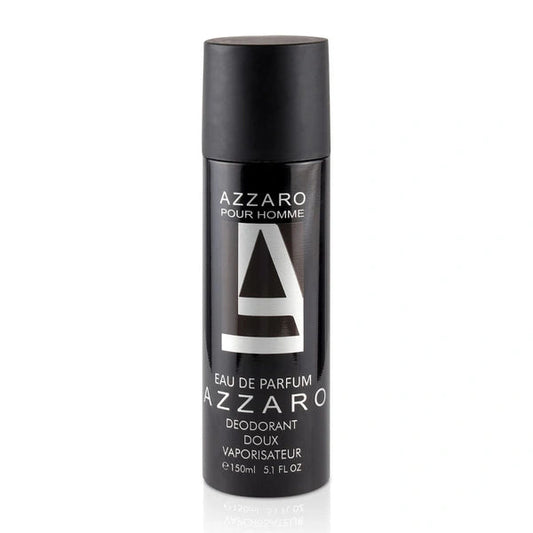 Azzaro Pour Homme Eau De Paruf DEODORANT Doux Vaporisateur Spray For Men 150ml
