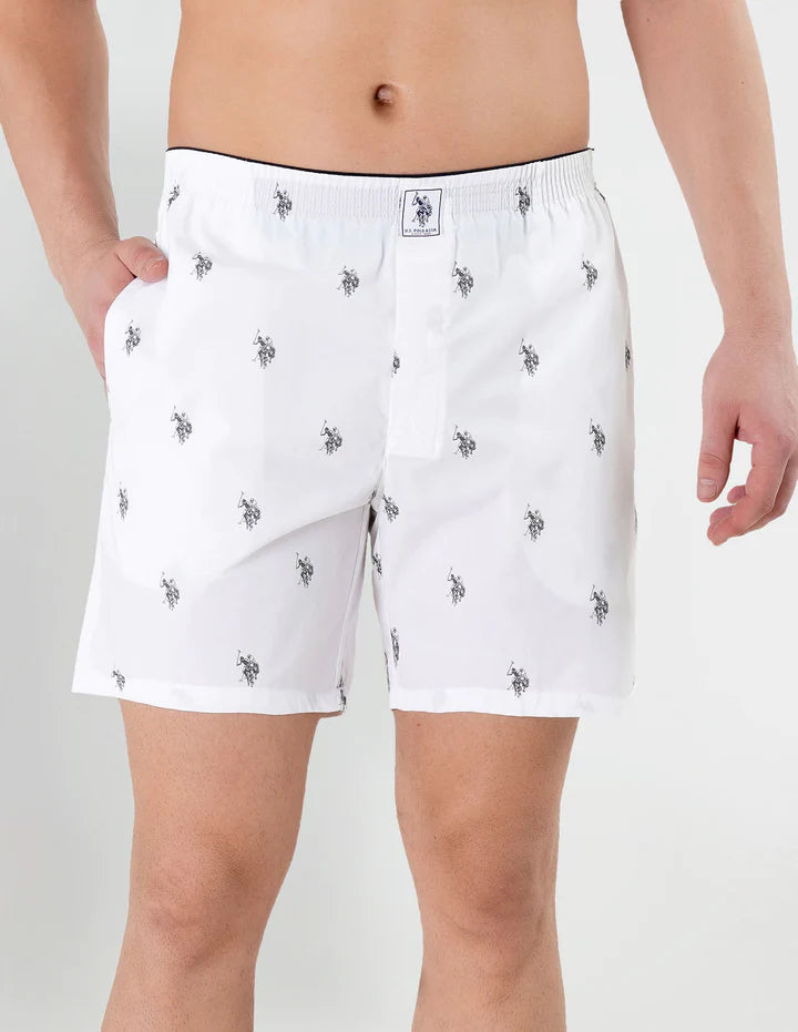 U.S. POLO ASSN. Signature Logo Pure Cotton I021 Boxers - Pack Of 1