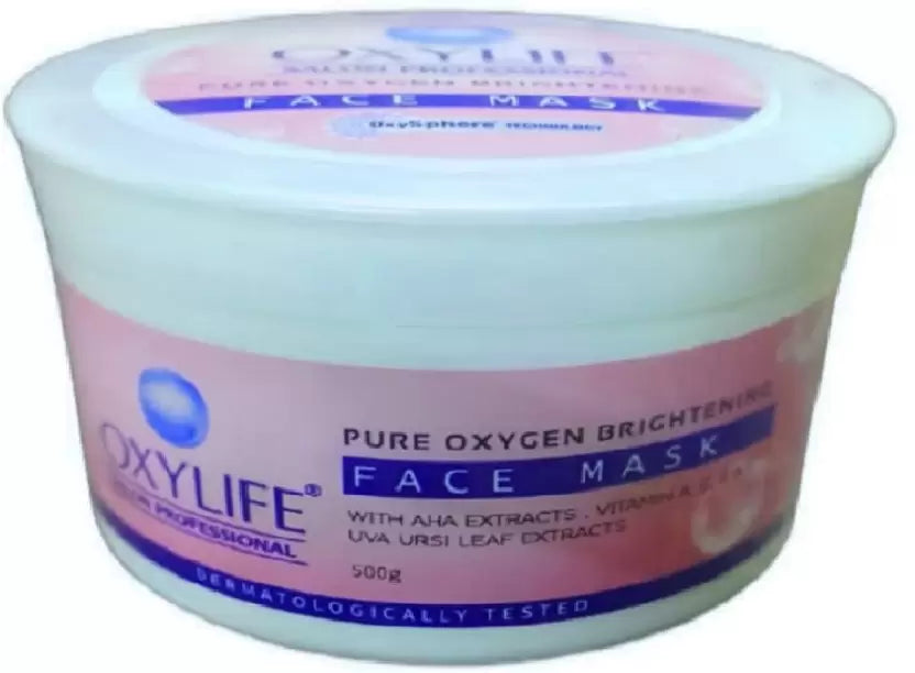 Oxylife Salon Professional Pure Oxygen Brightening Face Mask 500g