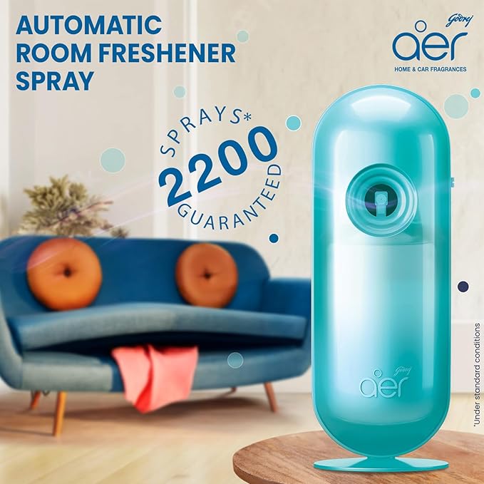 Godrej aer Matic Cool Surf Blue Spray 2200 Guaranteed