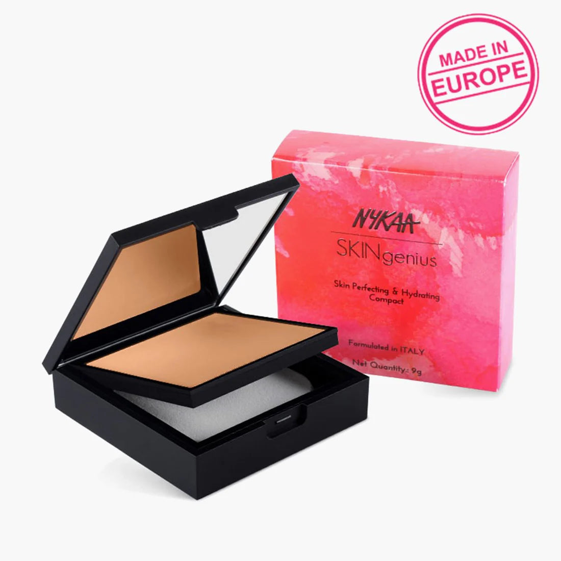 NYKAA Skingenius Skin Perfecting & Hydrating Compact 9g