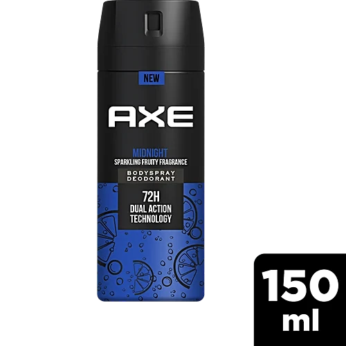 Axe Recharge Midnight Long Lasting Deodorant Body Spray For Men 150ml