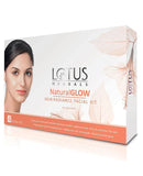 Lotus Herbals Natural Glow Skin Radiance 4 In 1 Facial Kit | Deep Pore Cleansing | Skin Lightening & Hydrating