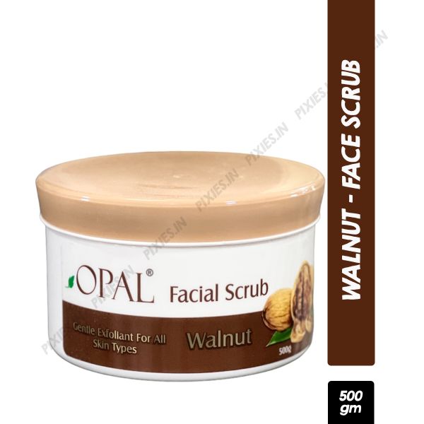 Opal Facial Scrub Walnut Gentle Exfoliant For All Skin Types (500gm)