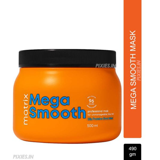 Matrix Mega Smooth Frizz Control Mask With Silk Protein and Shea Butter (500ml)