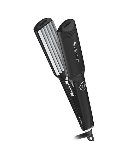 Hector Titanium Pro Plus Hair Crimper with Fast Heatup for Women, Black