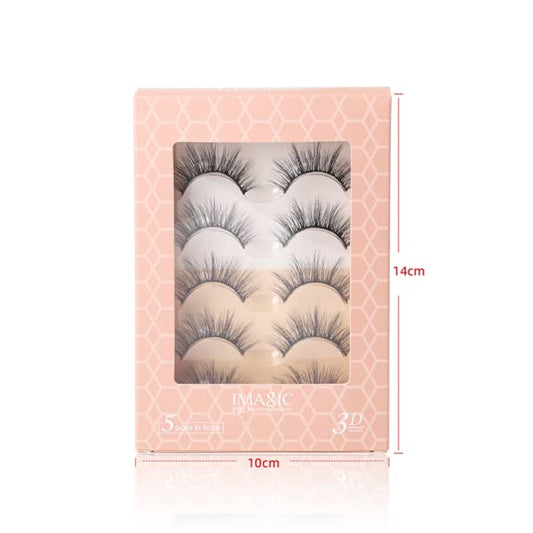 Imagic Makeup 3d Handmade Eyelashes 5 Pairs