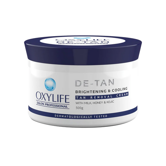Oxylife Salon Professional De-Tan Brightening & Cooling Tan Removal Cream 500g