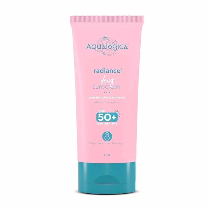 Aqualogica Radiance+ Dewy Sunscreen SPF 50+ PA+++ 80g