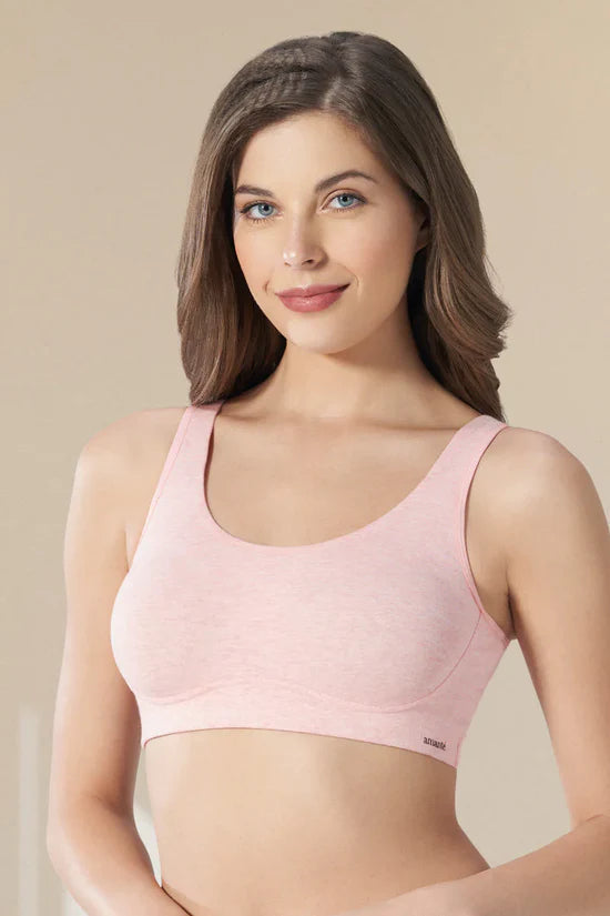 Amante 78801 All Day Lounge Solid Non Padded Non-Wired Bra