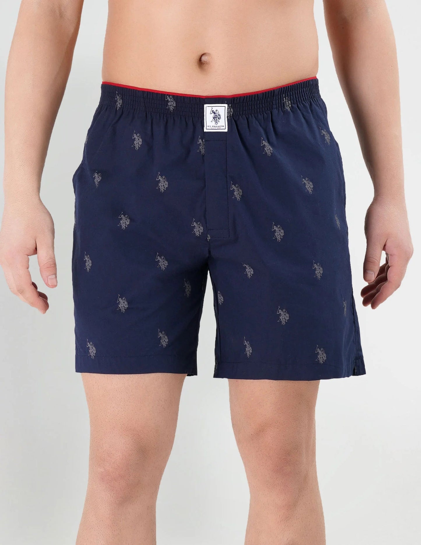 U.S. POLO ASSN. Signature Logo Pure Cotton I021 Boxers - Pack Of 1