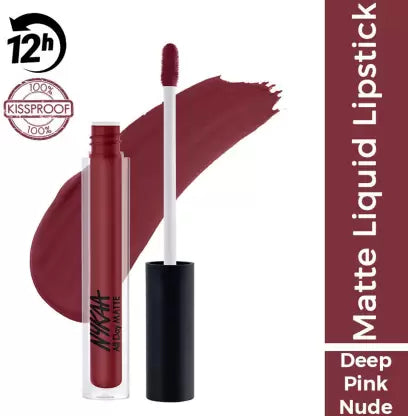 Nykaa All Day Matte Waterproof, Transfer Proof, 12H Liquid Lipstick 2.1ml