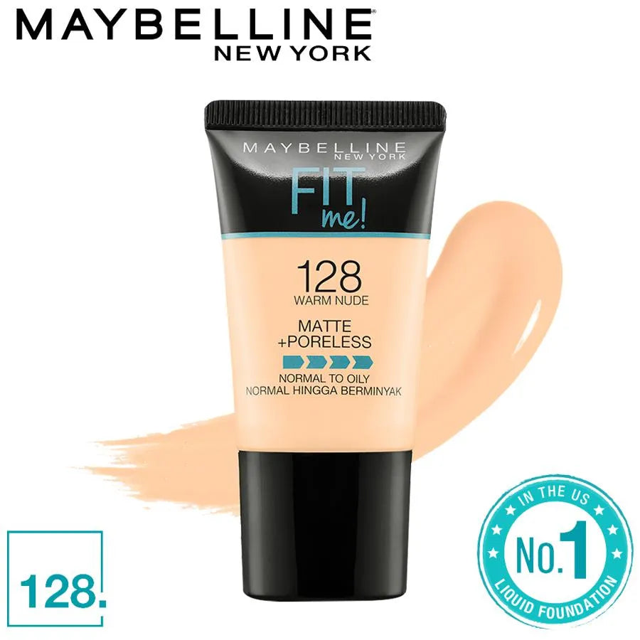 Maybelline New York Fit Me Matte+Poreless Liquid Foundation 18ml