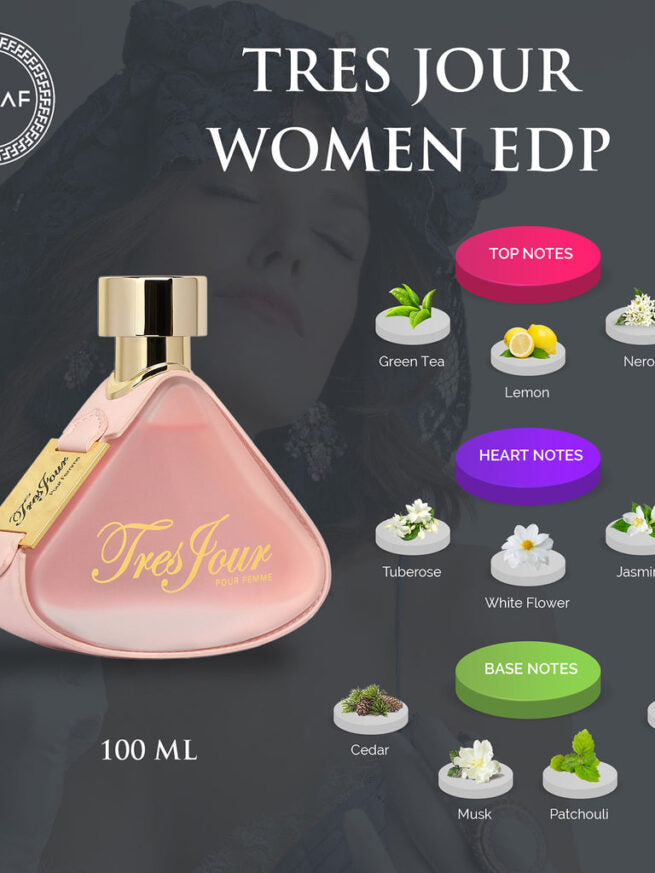 Armaf Tres Jour Pour Femme Eau de Parfum for Women 100ml