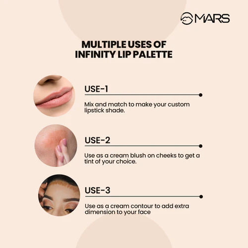 mars Infinity Demi Matte Lip Palette 36g