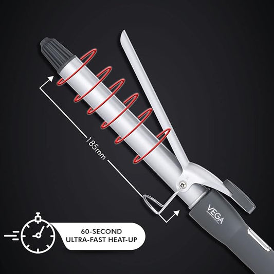 VEGA PROFESSIONAL Pro Cera Curls 25mm Curling Tong