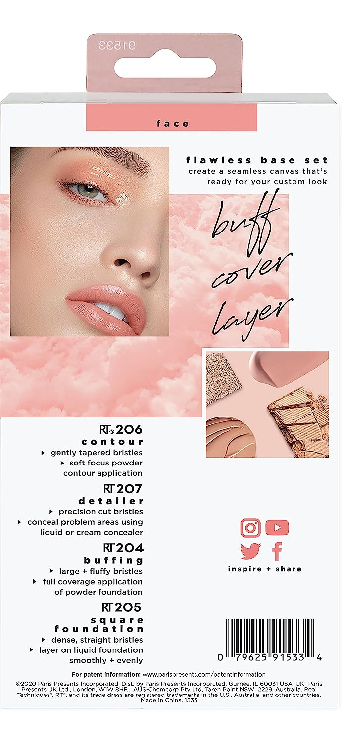 Real Techniques flawless base set for foundation + concealer