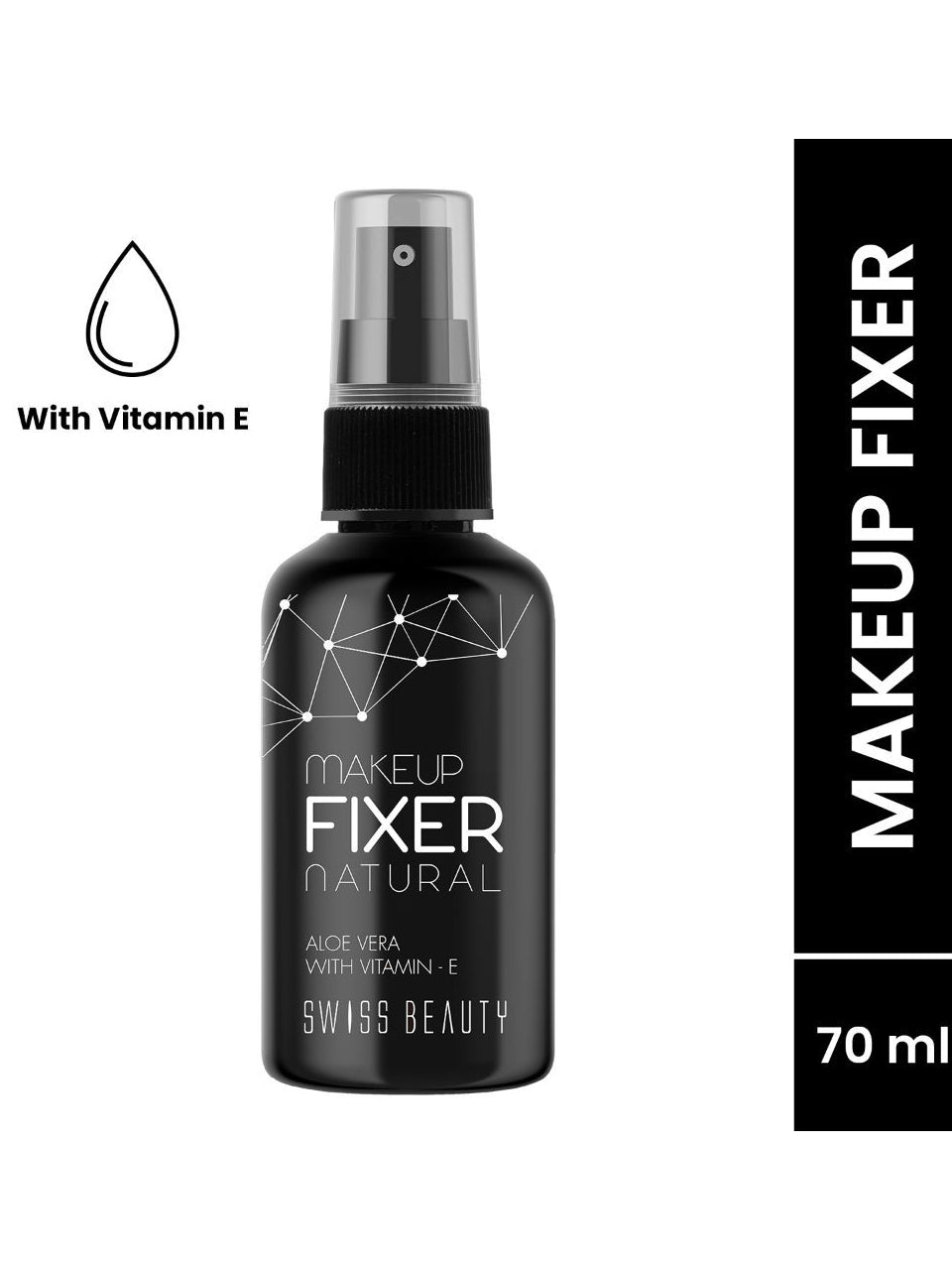 Swiss Beauty Makeup Fixer Setting Spray With Vitamin E & Aloe Vera (70ML)