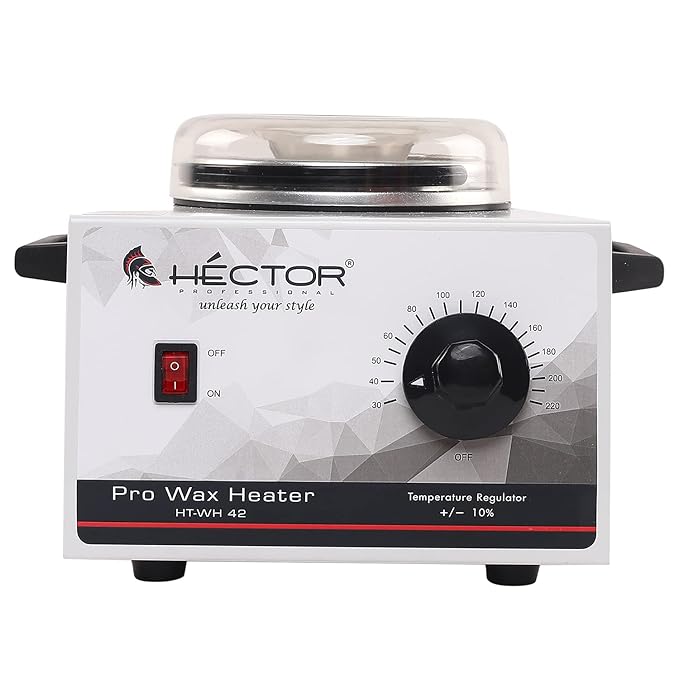 Hector Professional Wax Heater with Temprature control and single pot for Salon/Home use