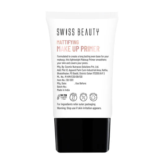 Swiss Beauty Mattifying Makeup Primer 30g