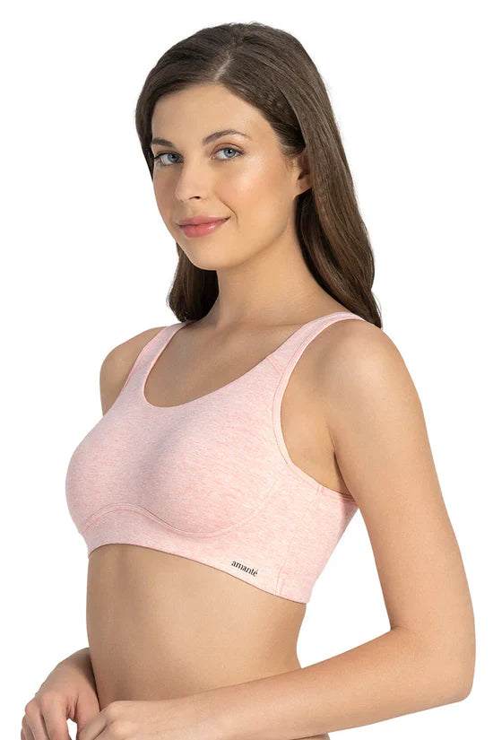 Amante 78801 All Day Lounge Solid Non Padded Non-Wired Bra