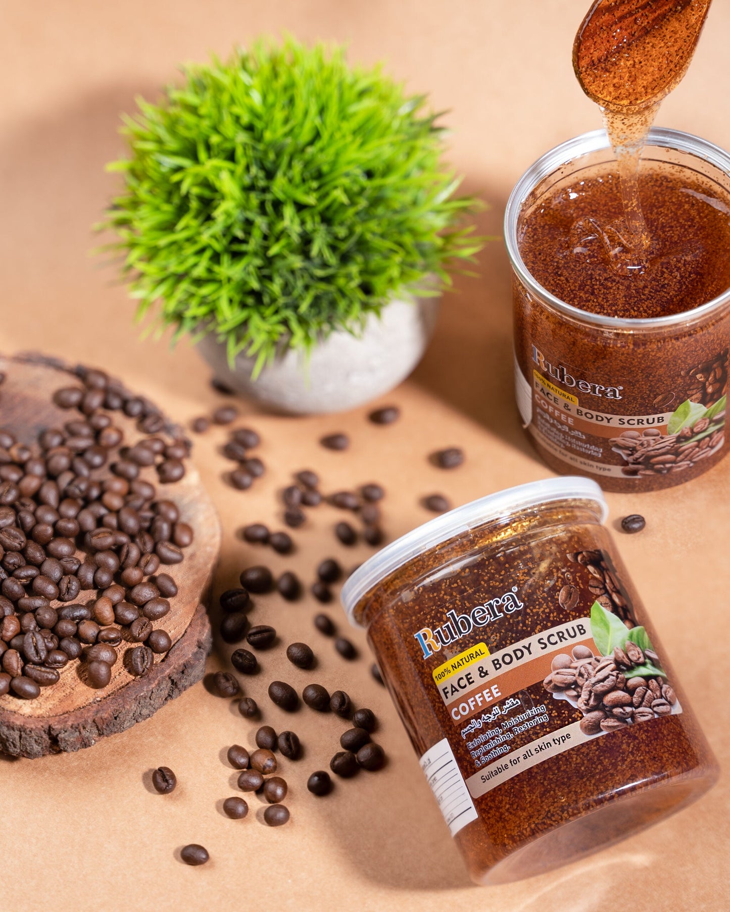 Rubera Coffee Face and Body Scrub 500ml